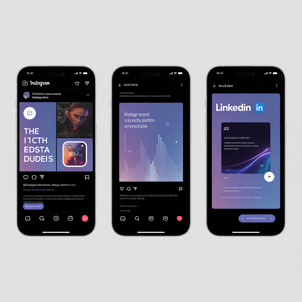 Social templates moodboard